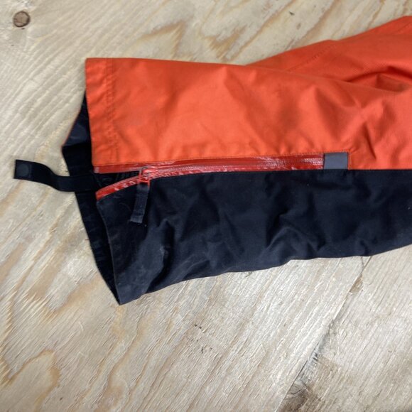 Y2K Scott Waterproof Snowmobile Ski Pants Racing Neon Orange Motorsport Men Sz M - Picture 15 of 16